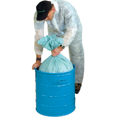 Промышленный пылесос для волокнистых отходов Wieland MS-30T, может собирать отходы в перфорированные полиэтиленовые мешки